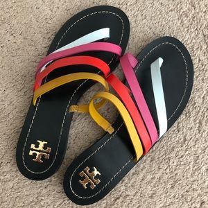 Tory Burch leather sandals *like new*